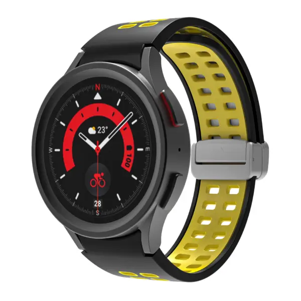 Mag-Clasp Color Block Strap For Samsung Galaxy Watch 5 Pro & Galaxy Watch 4 #10