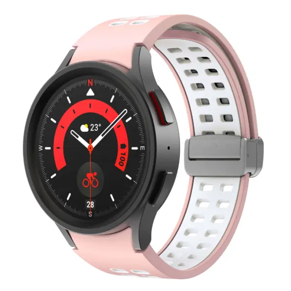 Mag-Clasp Color Block Strap For Samsung Galaxy Watch 5 Pro & Galaxy Watch 4 #12