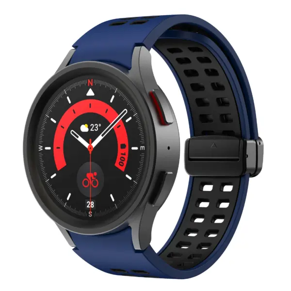 Mag-Clasp Color Block Strap For Samsung Galaxy Watch 5 Pro & Galaxy Watch 4 #18