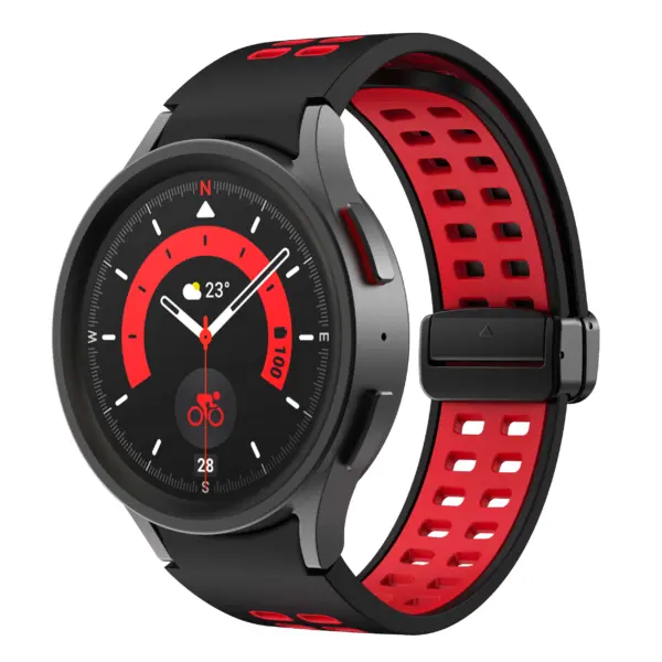 Mag-Clasp Color Block Strap For Samsung Galaxy Watch 5 Pro & Galaxy Watch 4 #19