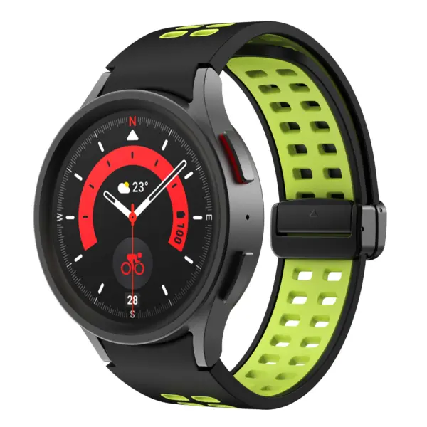 Mag-Clasp Color Block Strap For Samsung Galaxy Watch 5 Pro & Galaxy Watch 4 #21