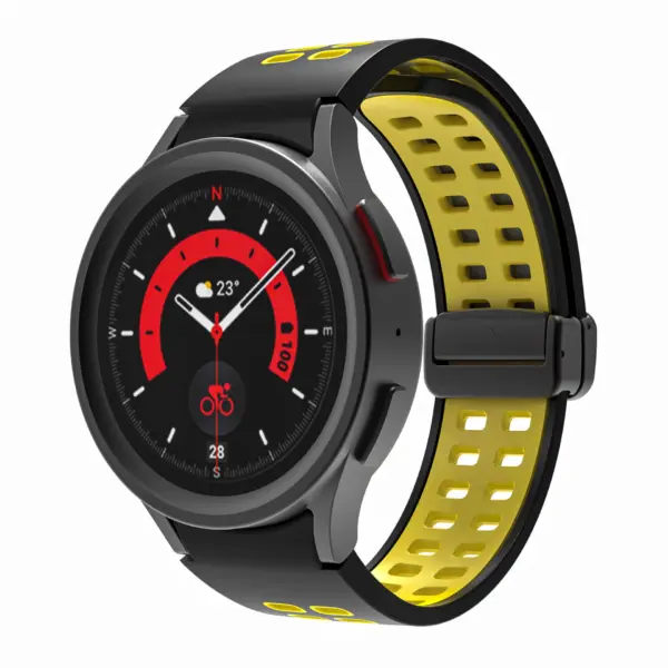 Mag-Clasp Color Block Strap For Samsung Galaxy Watch 5 Pro & Galaxy Watch 4 #22
