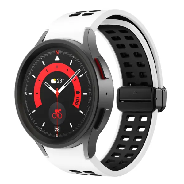 Mag-Clasp Color Block Strap For Samsung Galaxy Watch 5 Pro & Galaxy Watch 4 #23