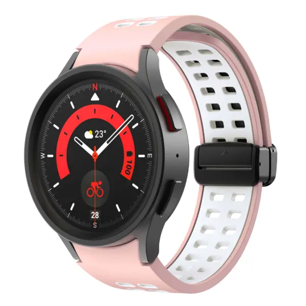 Mag-Clasp Color Block Strap For Samsung Galaxy Watch 5 Pro & Galaxy Watch 4 #24