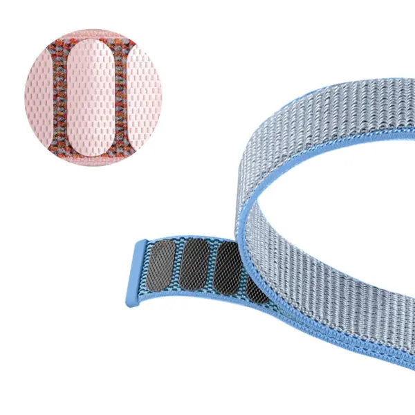 Fb.ny4.5 Alt Blue StrapsCo Woven Nylon Watch Band Strap For Fitbit Versa