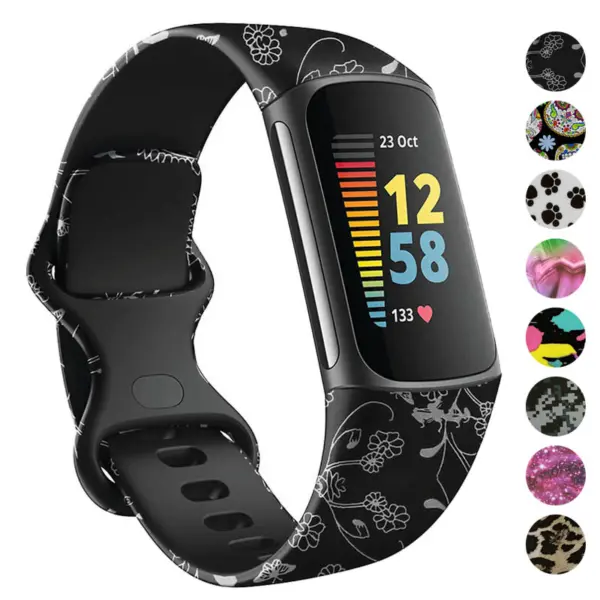 Infinity Print Band For Fitbit Charge 6 #1