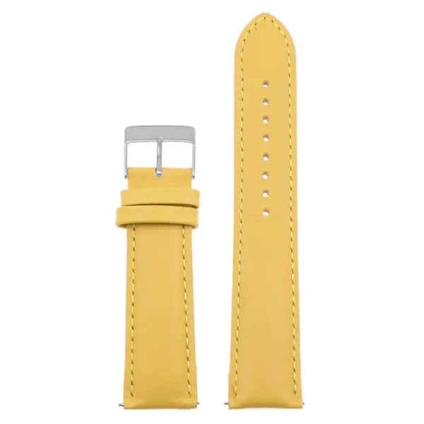 Classic Stitched Leather Strap For MoonSwatch #90