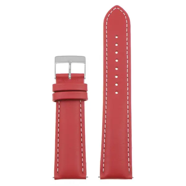 Classic Stitched Leather Strap For MoonSwatch #36
