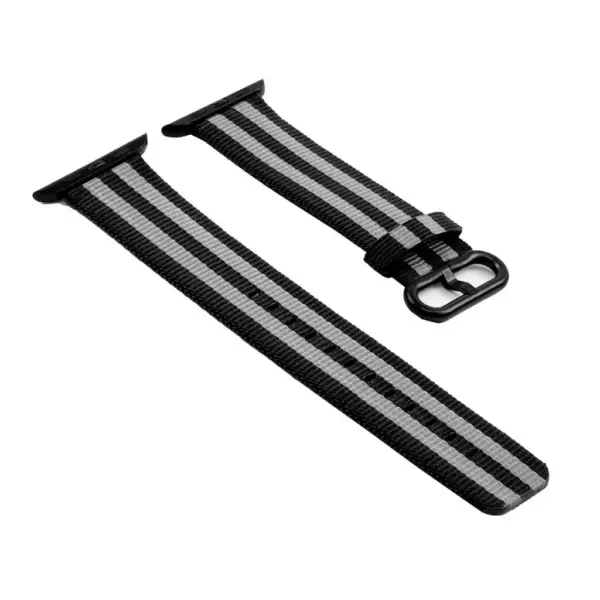 a.n2.1.7 Woven Nylon Strap for Apple iWatch Band and Grey 2