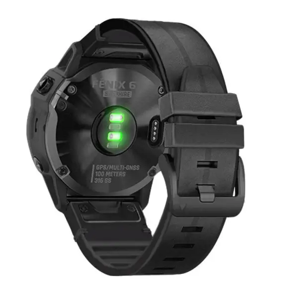 Leather Hybrid Strap For Garmin Fenix E - 47mm #5
