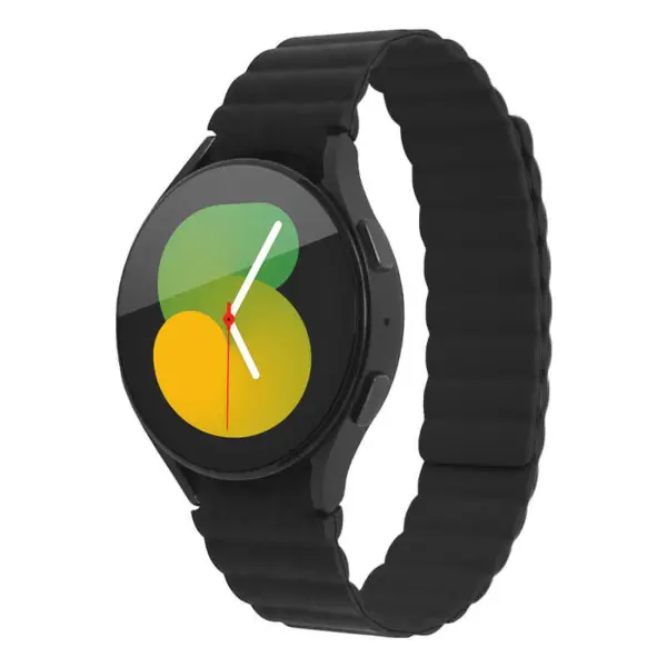s.r29.1 Main Black StrapsCo Magnetic Silicone Watch Band Strap For Samsung Galaxy 5 galaxy 4