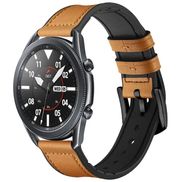 Leather Hybrid Band For Samsung Watches #4