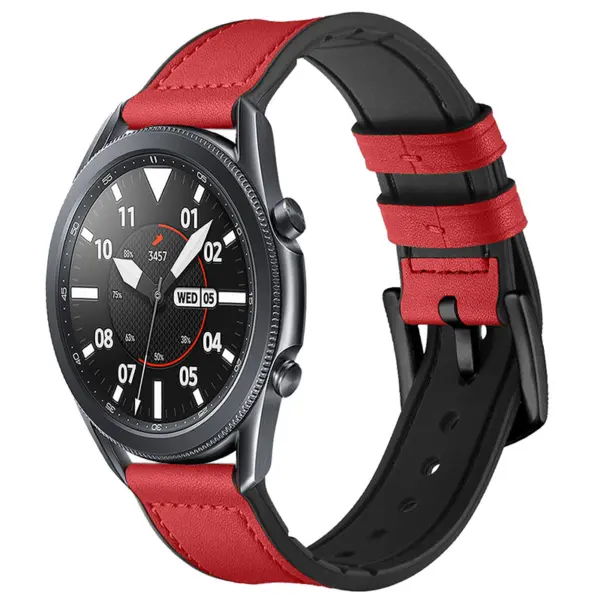 Leather Hybrid Band For Samsung Watches #5