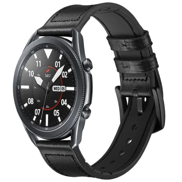 Leather Hybrid Band For Samsung Watches #8