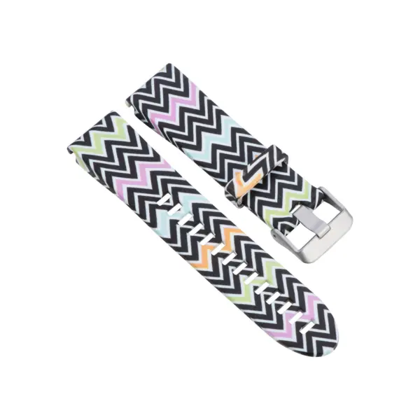 G.r40 Angle Chevron StrapsCo QuickFit 20 Silicone Rubber Replacement Watch Band Strap For Garmin Fenix 5S