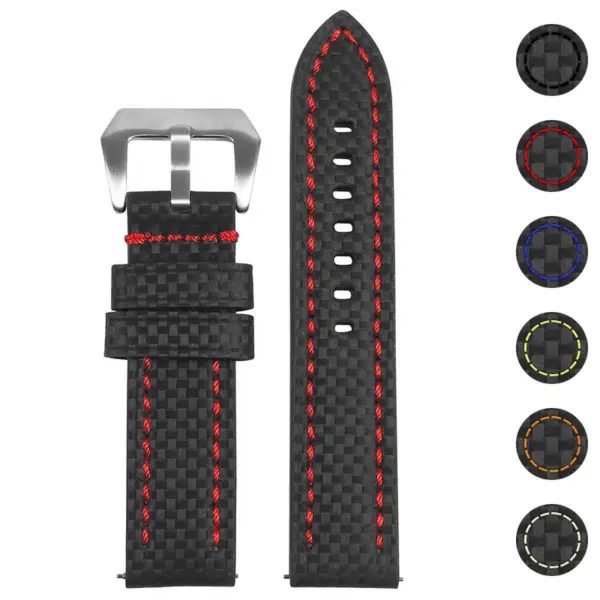 Heavy-Duty Carbon Fiber Strap For Garmin Vivoactive 4 #1