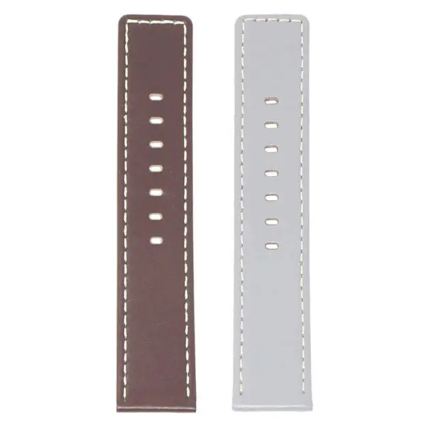 Stitched Leather Strap For Fitbit Versa & Versa 2 #2