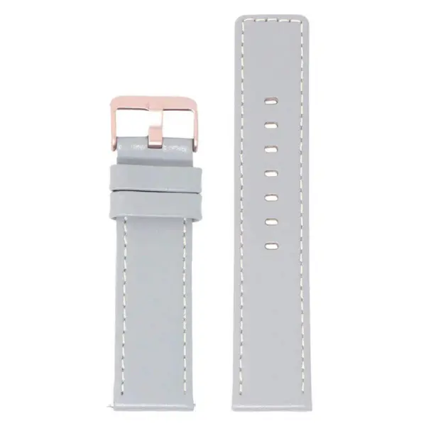 Stitched Leather Strap For Fitbit Versa & Versa 2 #6