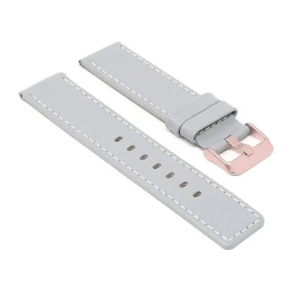 Stitched Leather Strap For Fitbit Versa & Versa 2 #7
