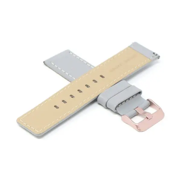 Stitched Leather Strap For Fitbit Versa & Versa 2 #8