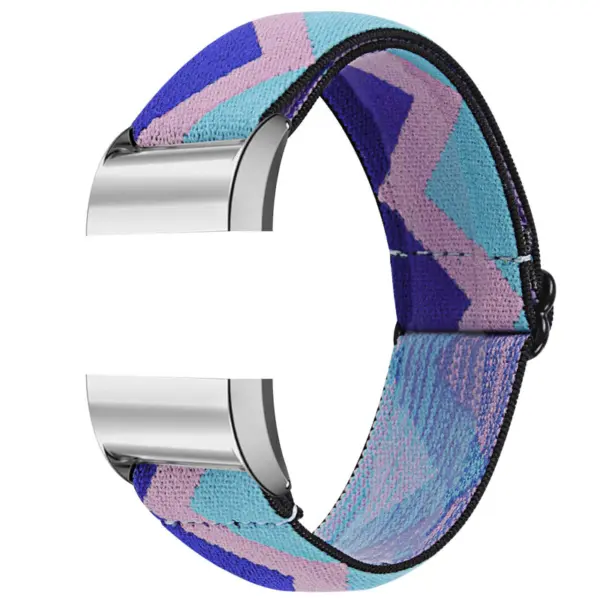 fb.ny21.a Main Azure StrapsCo Elastic Nylon Watch Band Strap for Fitbit Charge 2