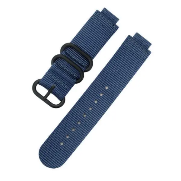 g.ny3 .5 Main Blue StrapsCo Woven Nylon Watch Band Strap for Garmin Forerunner 220230235620630735