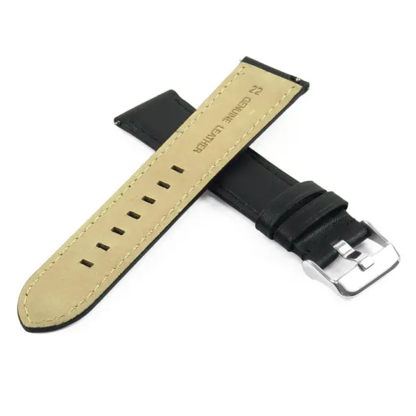 sw.l2.1 DASSARI Smooth Leather Strap in Black 2