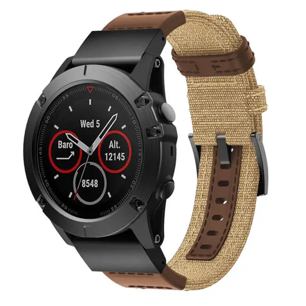 Rugged Canvas Band For Garmin Tactix 8 - 51mm #22