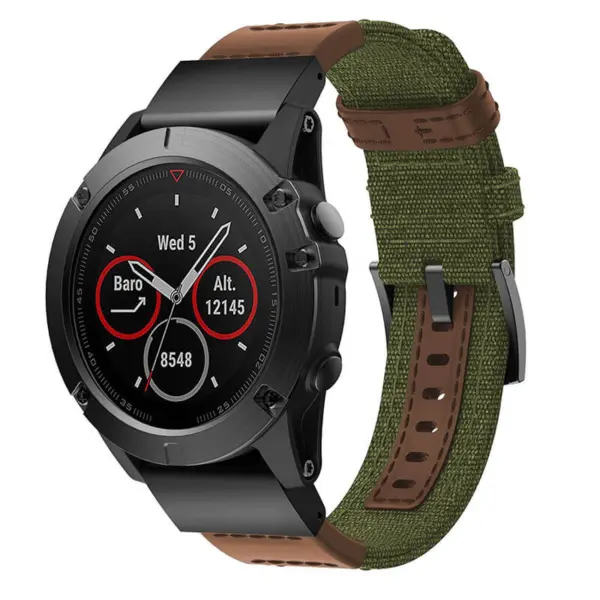Rugged Canvas Band For Garmin Tactix 8 - 51mm #17