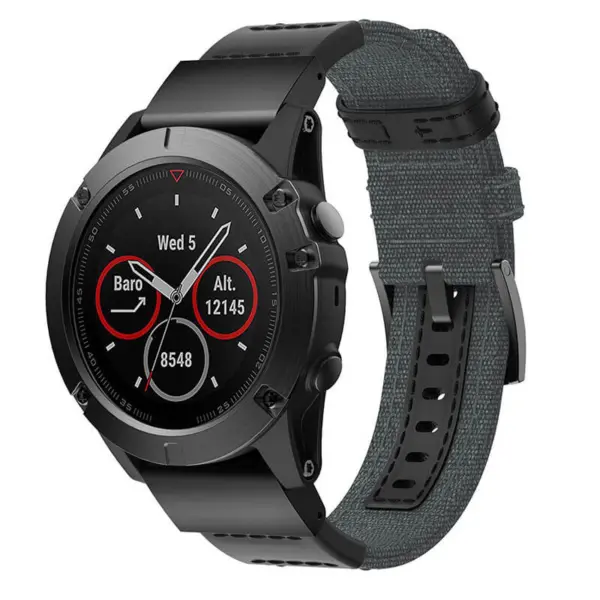 Rugged Canvas Band For Garmin Tactix 8 - 51mm #16