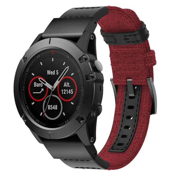 Rugged Canvas Band For Garmin Tactix 8 - 51mm #15