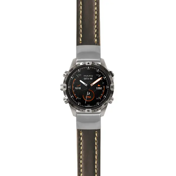 g.mrq2.st23 Main Black & White StrapsCo Heavy Duty Mens Leather Watch Band Strap 20mm