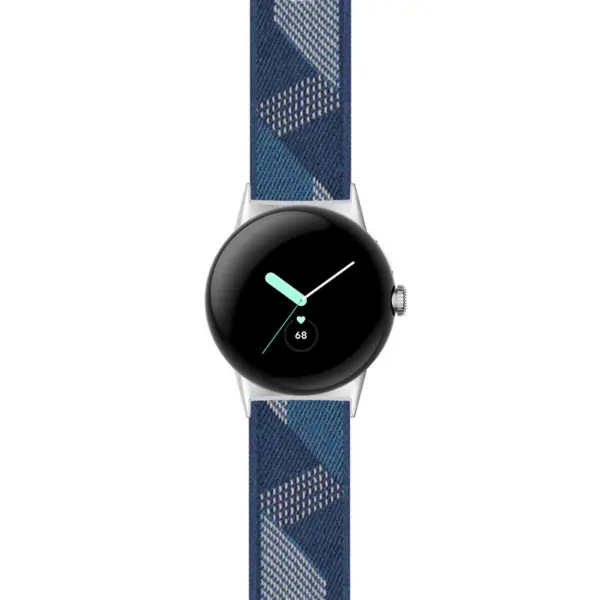 s.ny6 Main Blue StrapsCo Nylon Canvas Watch Band Strap 20mm