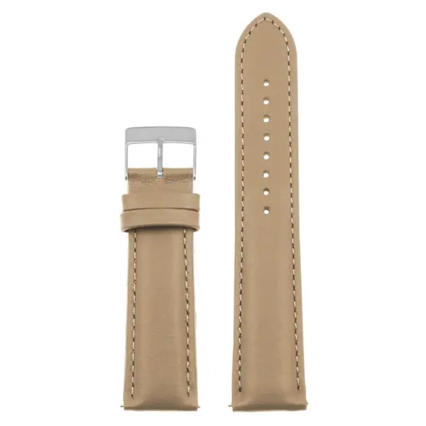 Classic Stitched Leather Strap - Extra Long For MoonSwatch #52