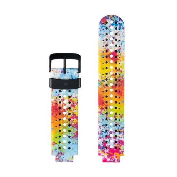 g.r54.b Main Paint Splatter StrapsCo Print Silicone Rubber Watch Band Strap for Garmin Forerunner 235 630 Approach S5 S6
