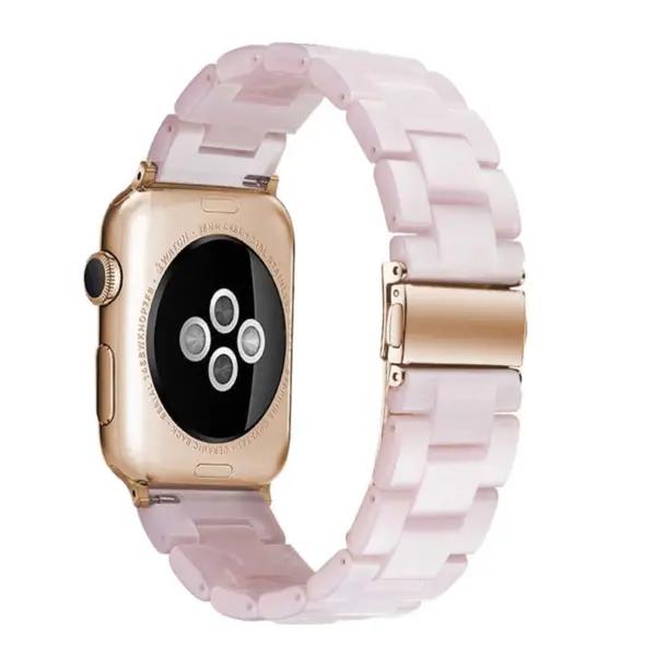 a.w4.13 Back Pink StrapsCo Marble Band Strap for Apple Watch 38mm 40mm 42mm 44mm