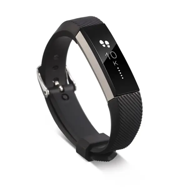 Fb.r40.1 Main Black StrapsCo Silicone Rubber Watch Band Strap For Fitbit Ace