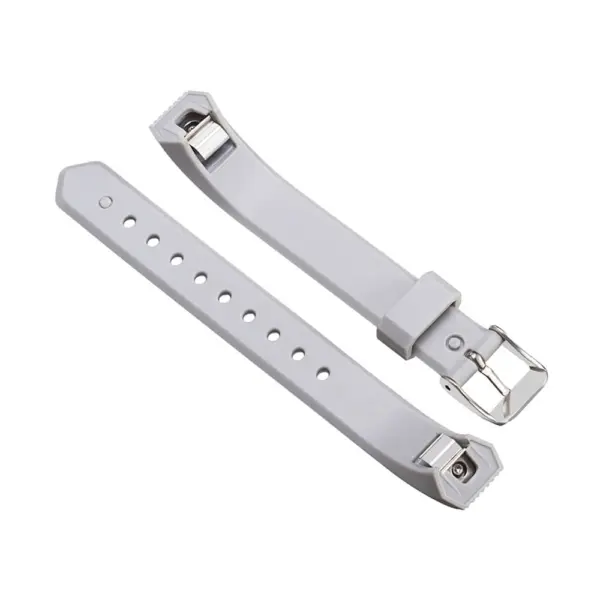 Fb.r40.7 Angle Grey StrapsCo Silicone Rubber Watch Band Strap For Fitbit Ace