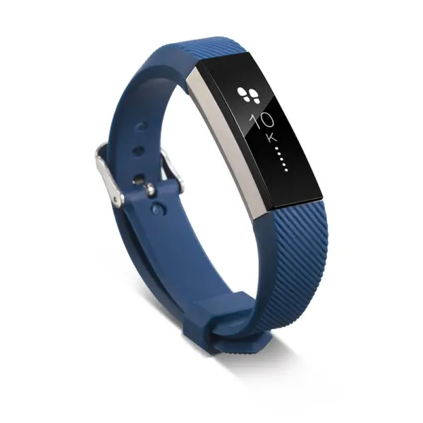 Fb.r40.5 Main Dark Blue StrapsCo Silicone Rubber Watch Band Strap For Fitbit Ace