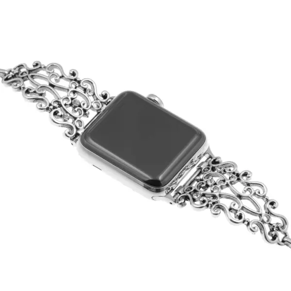 A.m12.c Front Design C StrapsCo Alloy Metal Watch Band Strap Jewelry Jewelery Bracelet For Apple Watch Series 1234 38mm 40mm 42mm 44mm