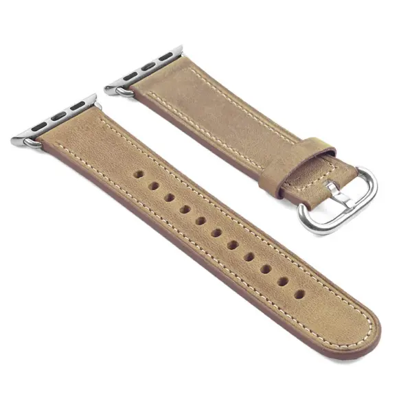 a.l2.17 DASSARI Soft Finish Leather Strap in Beige