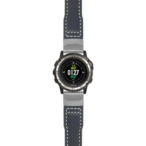 g.d2ch.iw11 Main Black StrapsCo DASSARI Vintage Pilot Strap 22mm