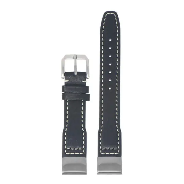 iw11 Up Black StrapsCo DASSARI Vintage Pilot Strap 20mm