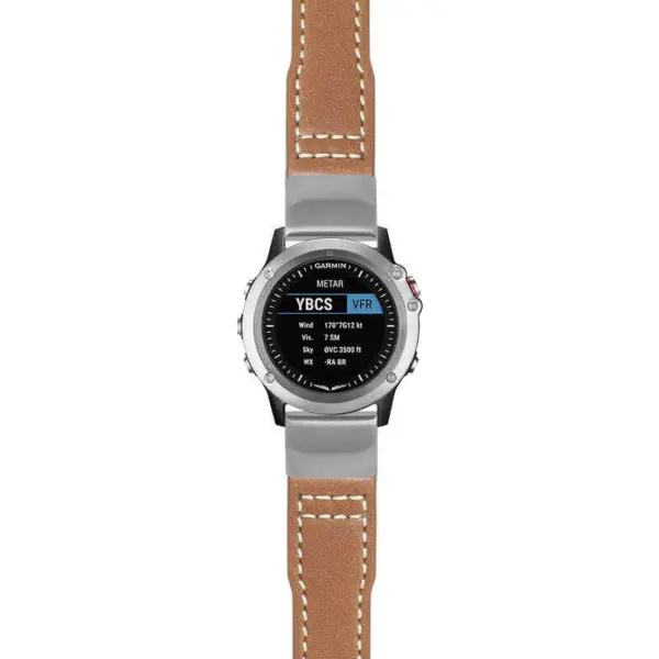 g.d2bv.iw11 Main Tan StrapsCo DASSARI Vintage Pilot Strap 22mm