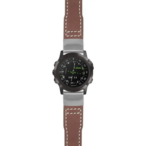 g.d2dpx.iw11 Main Brown StrapsCo DASSARI Vintage Pilot Strap 22mm