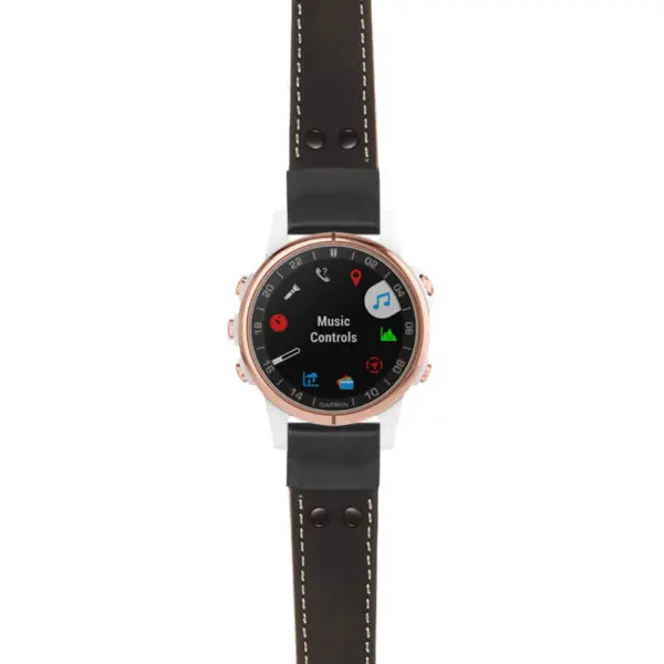 g.d2ds.ds14 Main Black StrapsCo DASSARI Vintage Leather Pilot Watch Band with Matte Black Buckle 20mm