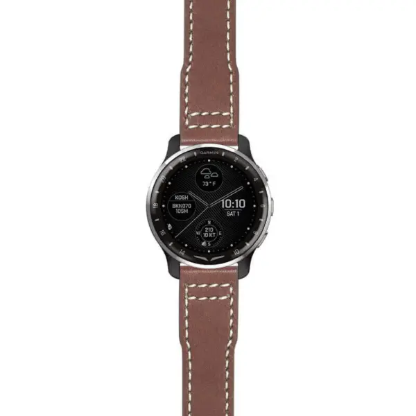 g.dax10.iw11 Main Brown StrapsCo DASSARI Vintage Pilot Strap 20mm
