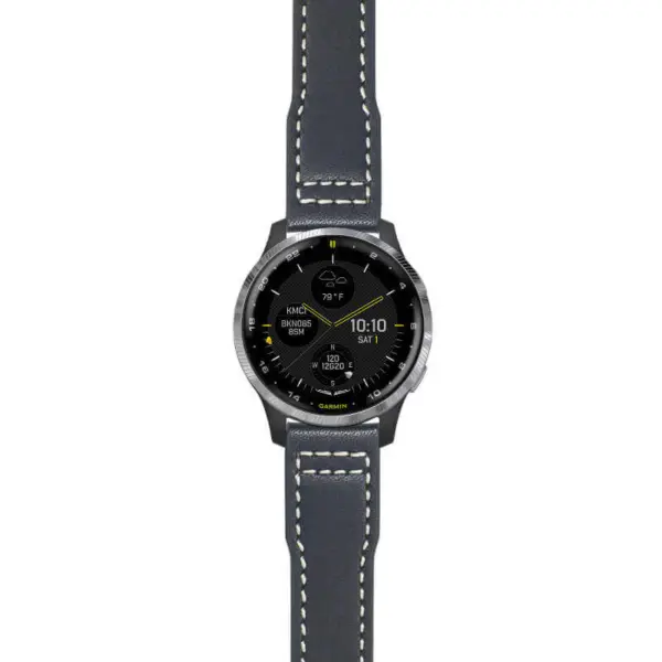 g.d2a.iw11 Main Black StrapsCo DASSARI Vintage Pilot Strap 20mm
