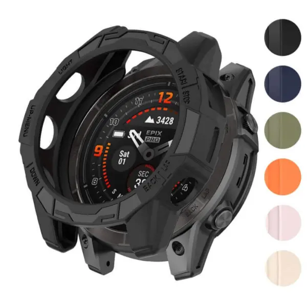g.pc72.1 Gallery Black StrapsCo Protective Case For Garmin Epix Pro 42mm