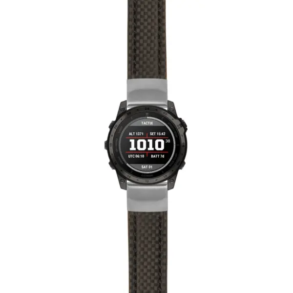 g.t7.st25 Main Black StrapsCo Heavy Duty Carbon Fiber Watch Strap 22mm